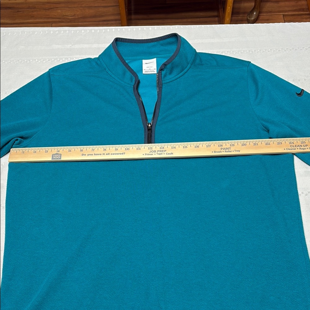Nike Green Zip Up Men’s Golf Sweater Lightweight- Size XL - Picture 5 of 5